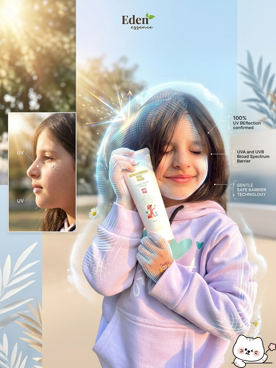 Glow Shield for Kids Sunscreen Cream SPF 50
